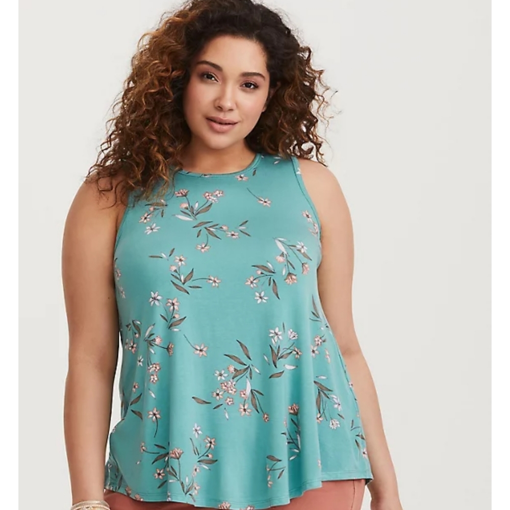 Teal tank top